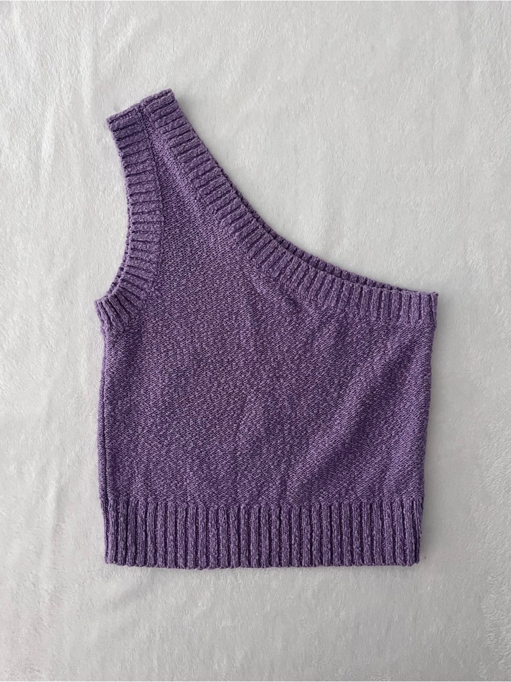 Madewell one shoulder sweater tank top medium
